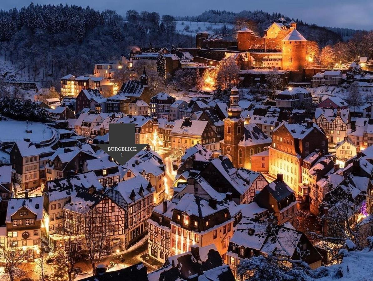 Holiday House Burgblick1 With Terrace - Vosproperties Monschau Esterno foto